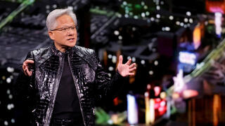 מנכ"ל אנבידיה, ג'נסן הואנג, ב-CES 2026