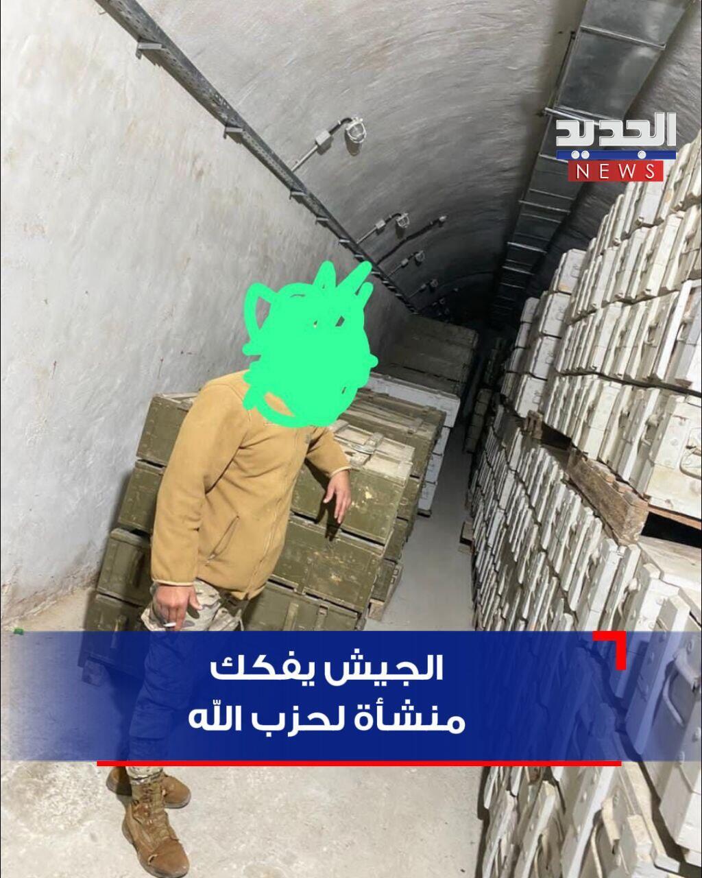 מתקן חיזבאללה שנמצא בו אמל"ח