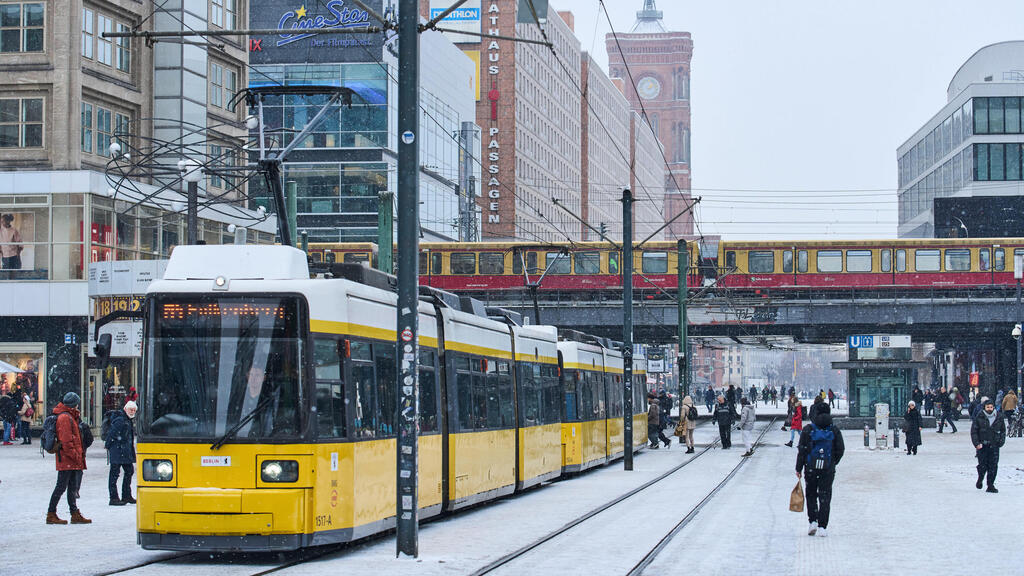 אירופה מזג אוויר גל קור גרמניה ברלין