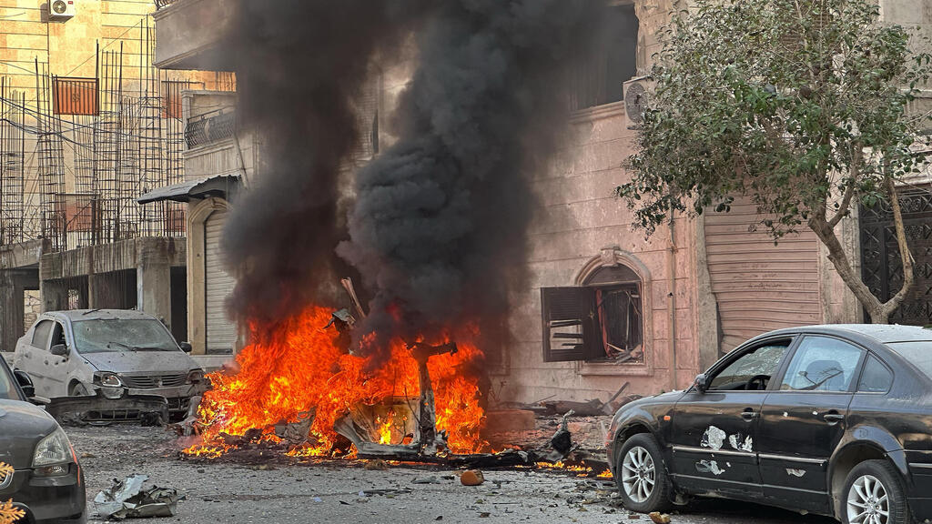 Clashes in Aleppo, yesterday (Photo: AP Photo/Omar Albam) עימותים בחלב