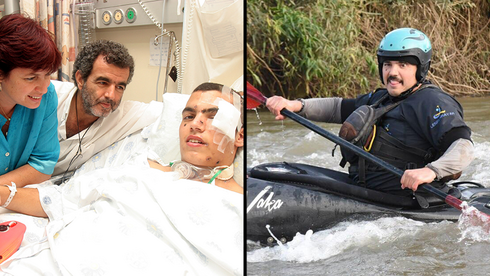 גלעד לחיאני פצוע האנוש ממלחמת לבנון השנייה התחיל להתאמן קבוע בשיט אתגרי והקים בית ספר ל שייט אתגרי מקום חוסן ל מפוני המלחמה