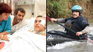 גלעד לחיאני פצוע האנוש ממלחמת לבנון השנייה התחיל להתאמן קבוע בשיט אתגרי והקים בית ספר ל שייט אתגרי מקום חוסן ל מפוני המלחמה