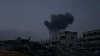 חגורת אש במערב העיר עזה