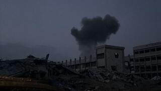 חגורת אש במערב העיר עזה