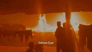 חגורת אש במערב העיר עזה