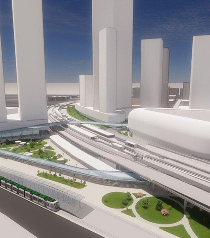 תחנה מרכזית תל אביב, היום – והדמיה עתידית