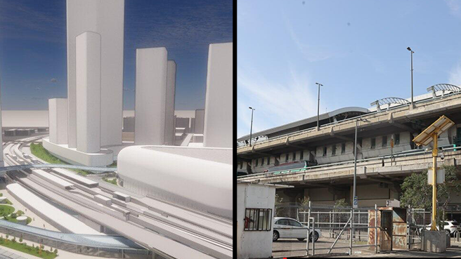 תחנה מרכזית תל אביב, היום – והדמיה עתידית