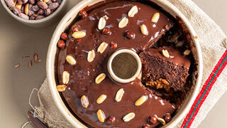 עוגת שוקו וחמאת בוטנים