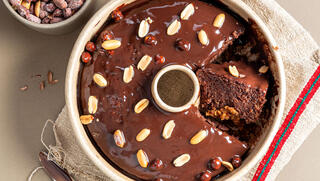 עוגת שוקו וחמאת בוטנים