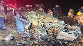 זירת התאונה הקשה בכביש 211