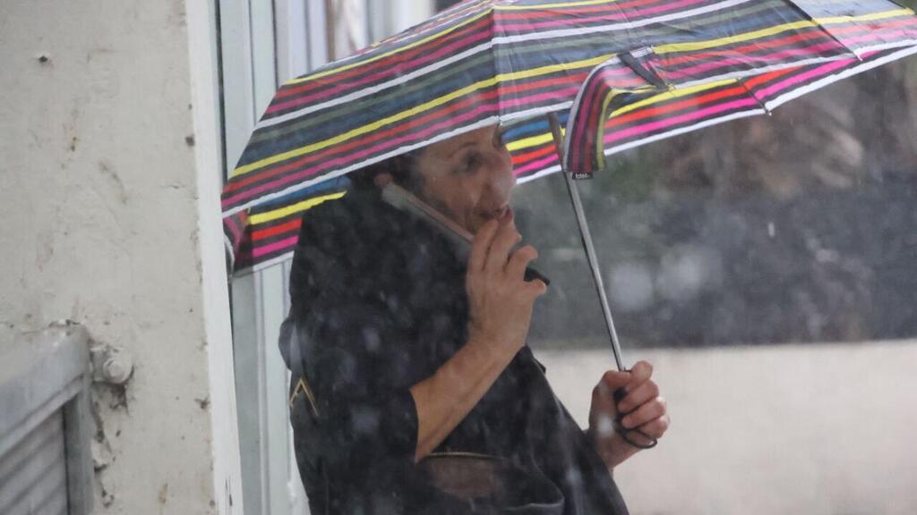 Photo: Moti Kimchi מזג אוויר סוער תל-אביב