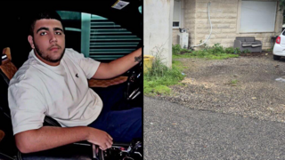  עארף נעראני קרוב משפחתו של הנער שאם שאמי 17 שנורה על ידי שוטרים באבטן