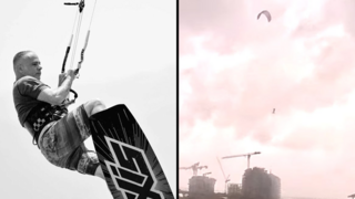 תיעוד ממצלמת האקסטרים: עף ברוח החזקה ומתרסק