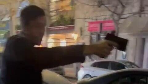 אזרח שלף נשק וביצע ירי באוויר במרכז העיר ירושלים