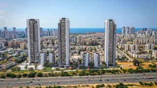 הדמייה של מיזם התחדשות עירונית בשכונת נורדאו בנתניה