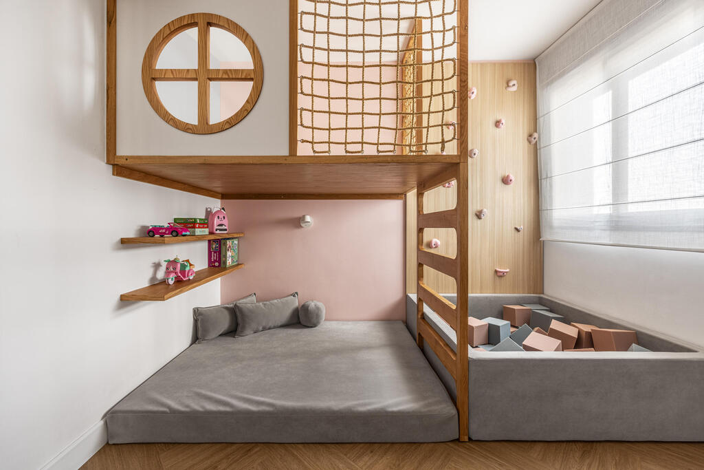 The designed playroom (Photo: Yonatan Tamir) דירה בראשון לציון, עיצוב: ליאת זליג