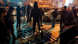 מחאה מחאות הפגנה הפגנות איראן טהרן 8 בינואר