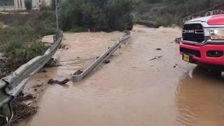 תיעוד: סכר בית זית עולה על גדותיו 