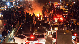 מחאה מחאות הפגנה הפגנות איראן טהרן 8 בינואר