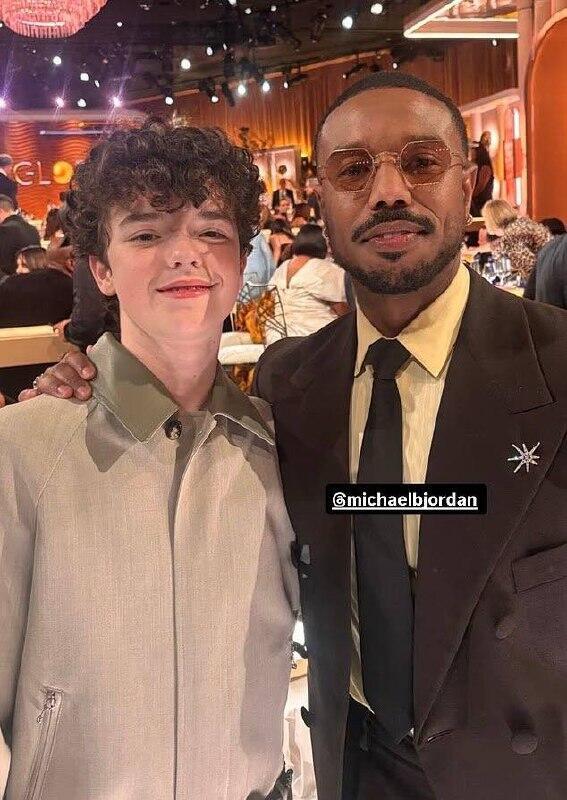 מחשגז עם מייקל (צילום מסך אינסטגרם) אוון קופר בגלובוס הזהב