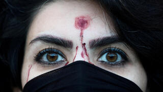 רומא איטליה הפגנת תמיכה ב מחאות ב איראן