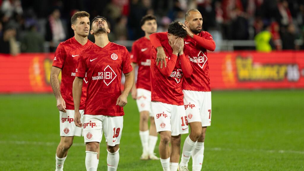 שחקני הפועל מאוכזבים