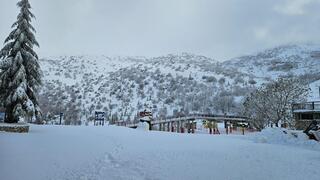 שלג רב באתר החרמון