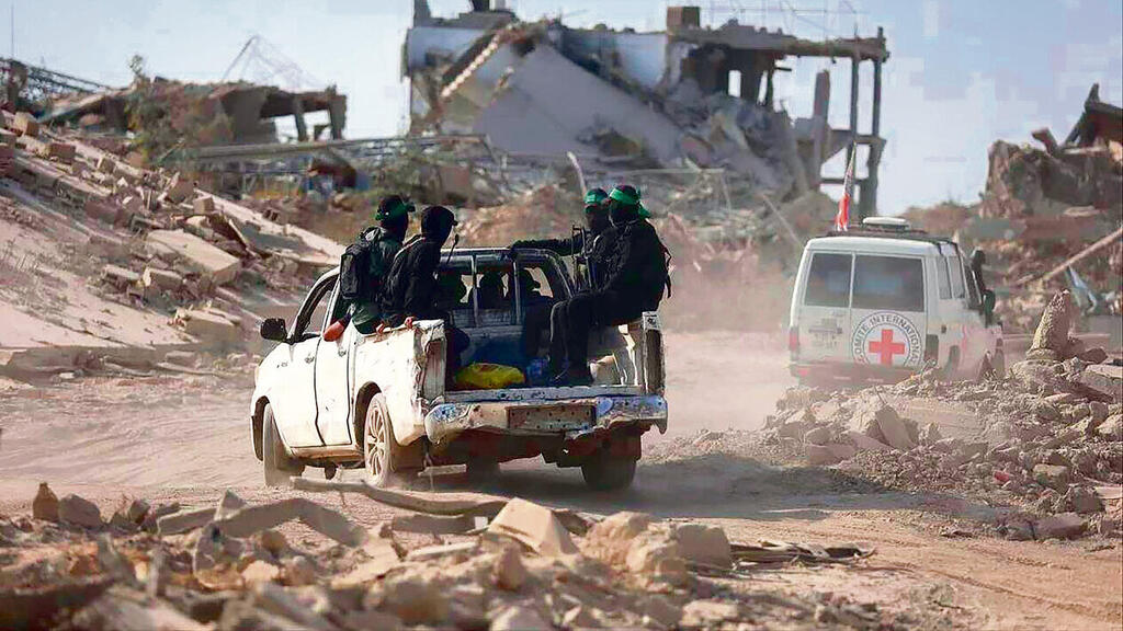 Hamas terrorists in Gaza