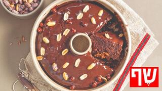 עוגת שוקו וחמאת בוטנים