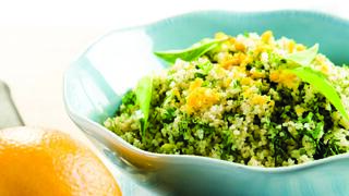 סלט ירוקים עם קוסקוס