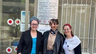 מימין לשמאל: עו״ד תמר אודרברג, א׳ ועו״ס אלישבע אלעזר