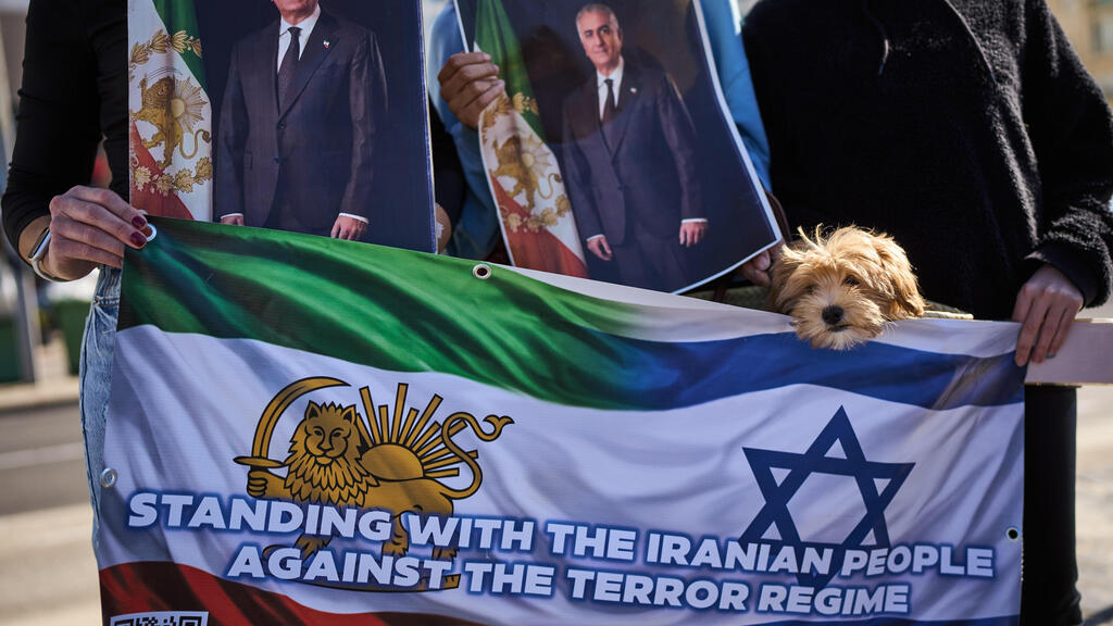 הפגנת תמיכה באיראן בתל אביב