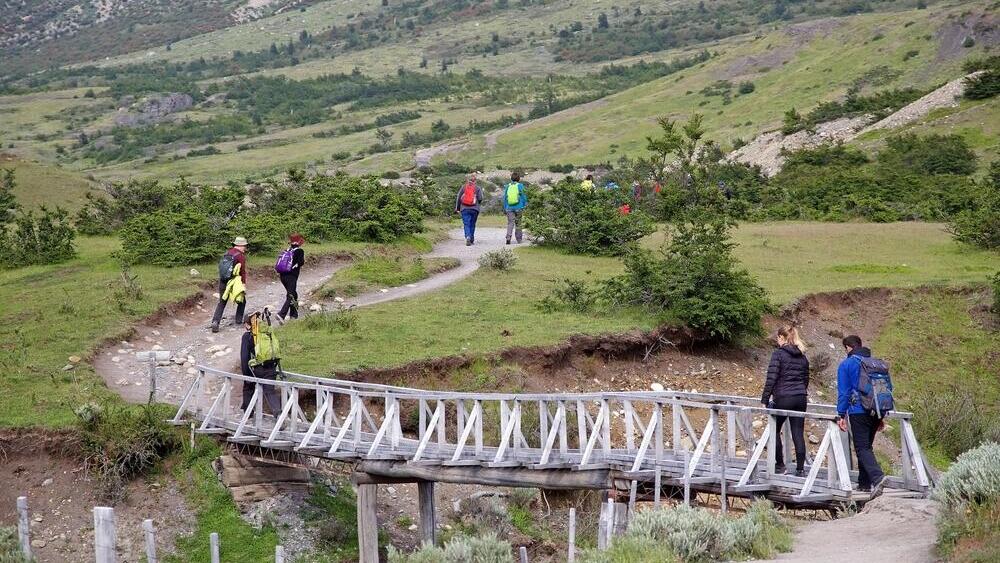 מטיילים בפארק הלאומי