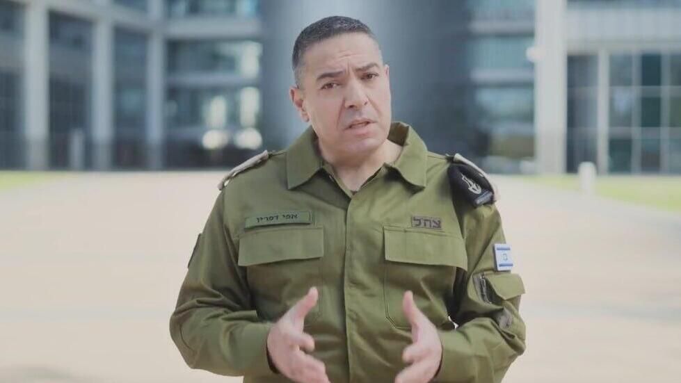 IDF spokesman Brig. Gen. Effie Defrin (Photo: IDF Spokesperson’s Unit) דובר צה״ל, תת-אלוף אפי דפרין על מוכנות כוחות ההגנה וההתקפה של צה"ל במתיחות מול איראן