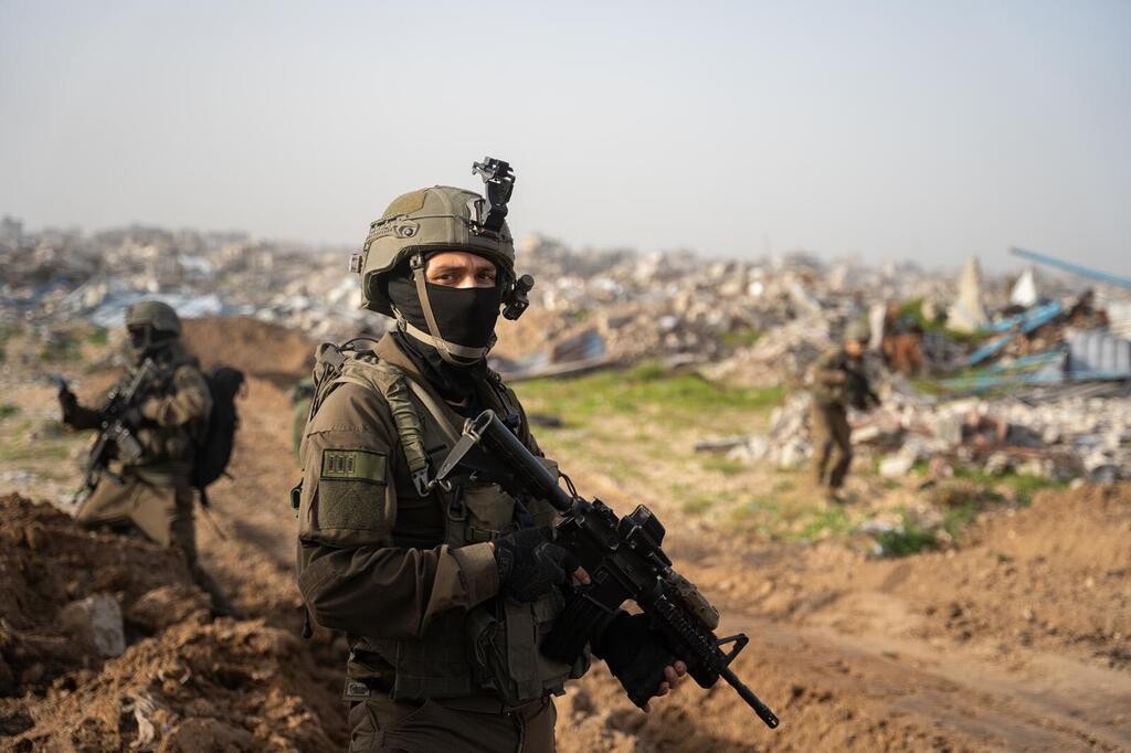 IDF reservists operating in Gaza (Photo: IDF) הושלם הסבב הלחימה השישי של לוחמי חטיבת ירושלים בעזה
