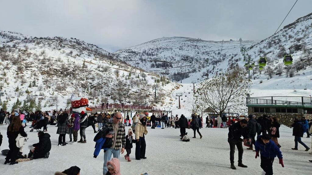 מטיילים בחרמון