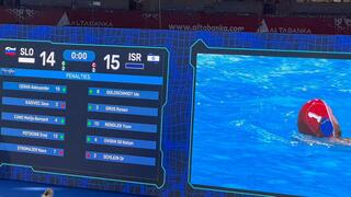 לוח התוצאות מראה את תוצאת הסיום