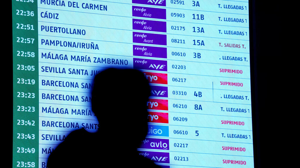 ספרד תאונת רכבות רכבת שיבושי קווים