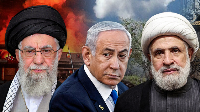 Photo: Khalil Hamra/ AP, Amir Cohen/ Reuters, Office of the Iranian Supreme Leader/WANA West Asia News Agency