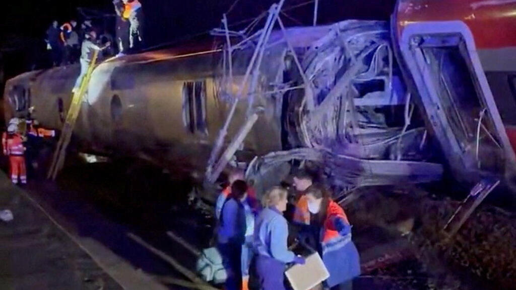 ספרד תאונת רכבות רכבת