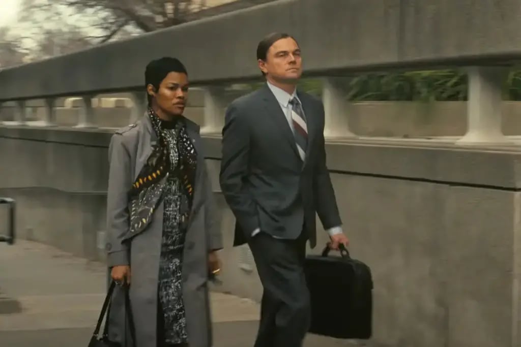 לאונרדו דיקפריו וטיאנה טיילור, מתוך הסרט "קרב רודף קרב"