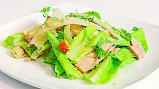 סלט לבבות חסה קיסר