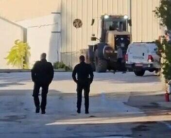 כוחות הביטחון הגיעו להרוס את מטה אונרא בירושלים שנמצא בגבעת התחמושת