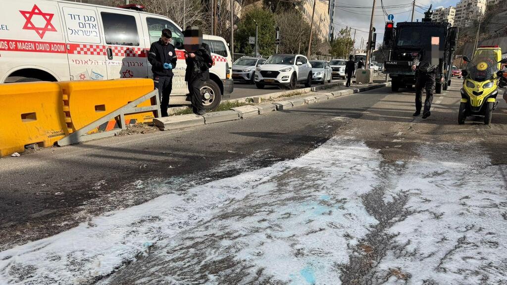 דריסת חרדי בירושלים