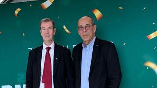 פרופ' צבן עם שגריר האיחוד האירופי