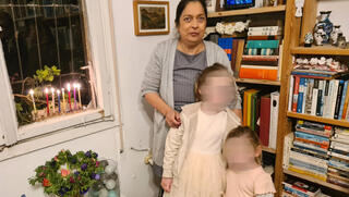 מירב דורי ז"ל ושתי בנותיה