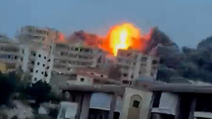 תקיפה בכפר קנארית בלבנון