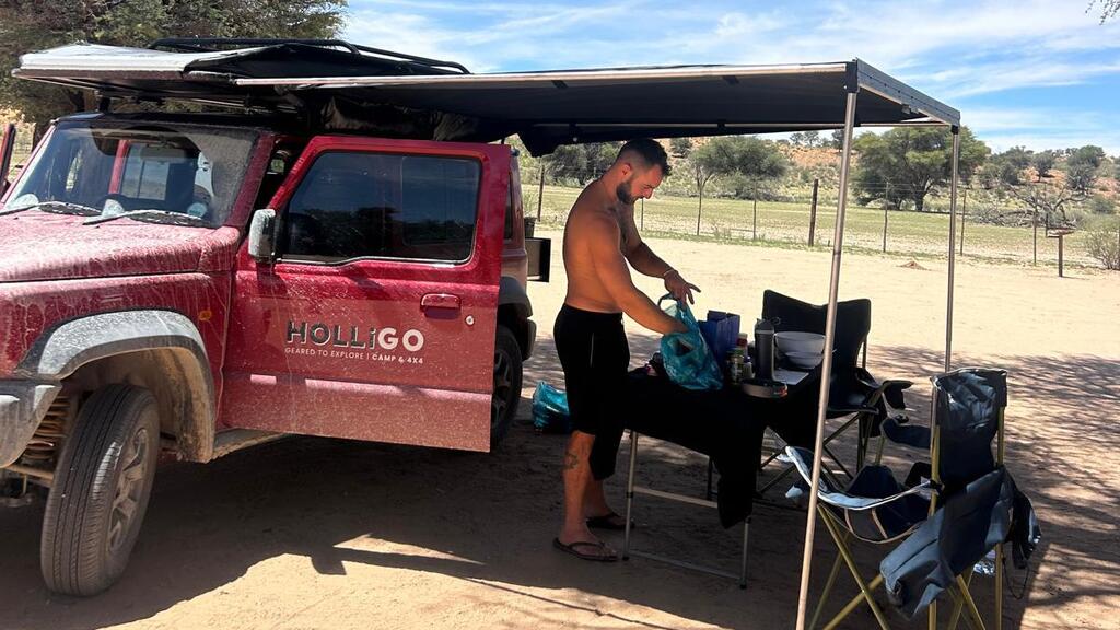 ארוחת בוקר בשטח