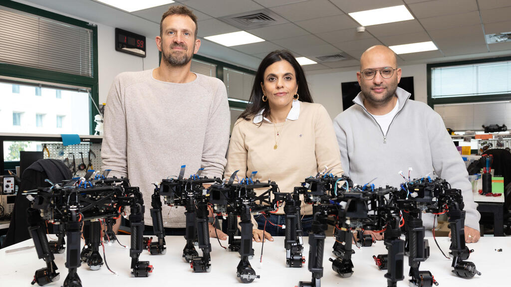 מימין: רובי ליאני, המנכ"לית חן חיים ומתאו שפירא