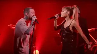 אריאנה גרנדה ומק מילר ב-2016